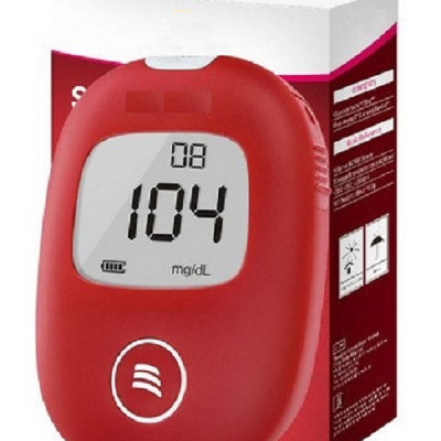 Bộ máy đo đường huyết Sinocare Safe AQ tặng 1 hộp 50 que thử đường huyết và hộp 50 kim chích máu