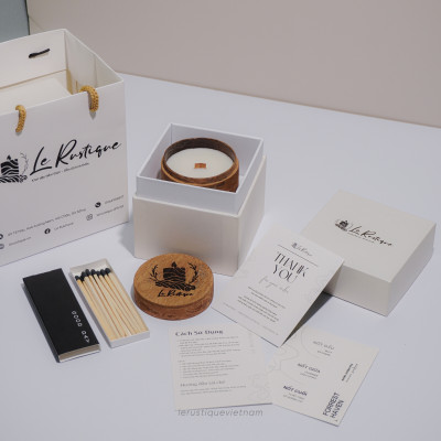 Set Quà Tặng Nến Thơm Trị Liệu Le Rustique Phiên Bản Special - 9 Mùi Hương - Nến Thơm Cao Cấp - An Toàn Sức Khỏe - 200g