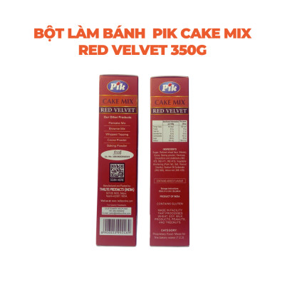 Bột làm bánh PIK CAKE MIX RED VELVET 350G