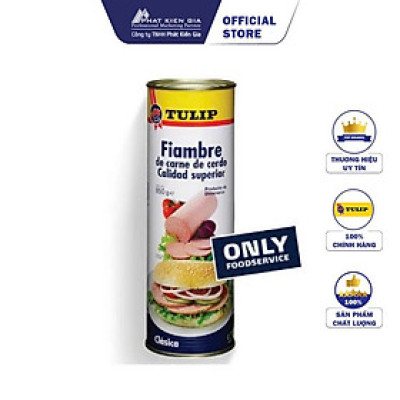 Thịt Heo Hộp Tulip 850g - Nhập Khẩu Đan Mạch | Tulip Pork Luncheon Meat 850g