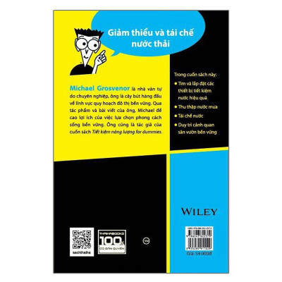Sách - Tiết Kiệm Nước For Dummies - Thái Hà Books