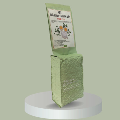 Trà Xanh Tân Cương Thái Nguyên TASO GU VIỆT Cao Cấp 100g - Trà 1 Tôm 2 lá