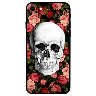 Ốp lưng dành cho iPhone 7 / iPhone 8 - iPhone Se 2020 - 7 Plus / 8 Plus mẫu Họa Tiết Hoa Đầu Trắng