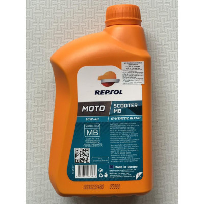 Combo nhớt xe tay ga cao cấp Repsol Scooter 10W40 800ml tặng nhớt hộp số Repsol Gear Oil 120ml