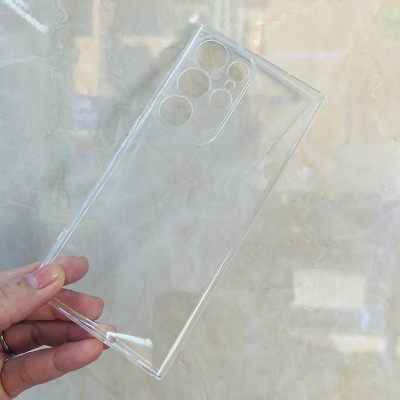 Ốp lưng dẻo dành cho Galaxy S23 Ultra trong suốt silicon – Hàng nhập khẩu
