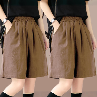 Quần kiểu nữ ống rộng, chất liệu vải Đũi xước, mềm mịn, mặc mát, Quần Short nữ đẹp Nesa Shop