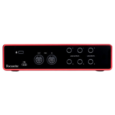 Soundcard thu âm Focusrite Scarlett Solo, 2i2, 4i4 (Gen3) - Hàng Nhập Khẩu