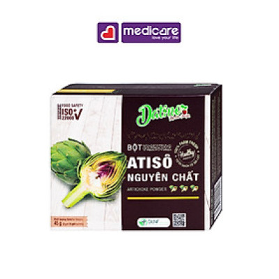 Bột atisô DATINO nguyên chất hộp 15 gói x 3g