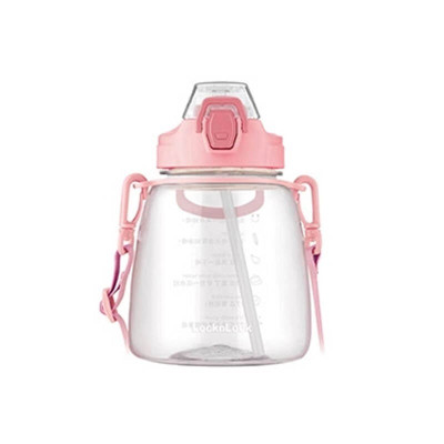 Bình Nước Nhựa LocknLock 1.2L ABF648LPIK, Hàng Chính Hãng, Kèm Ống Hút - JoyMall