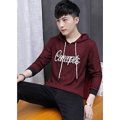 Áo khoác nam hoodie AKN492 Thun nỉ ngoại ( ĐỎ )