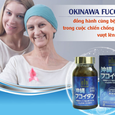 Combo Viên Uống Okinawa Fucoidan 180v Và Nano 30 Gói Hỗ Trợ Ức Chế Tăng Trưởng Tế Bào Ung Thư, Tăng Cường Hệ Miễn Dịch Cho Cơ Thể