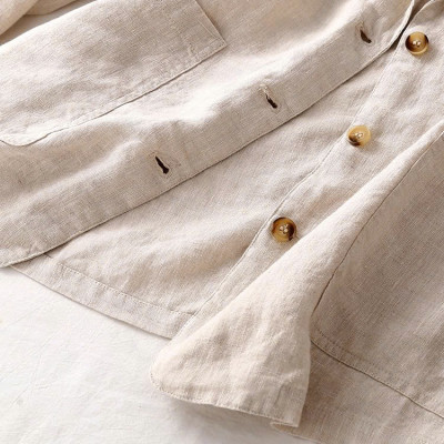 Set bộ đồ công sở gồm áo blazer tay dài và 1 quần short form chữ A màu be tiêu siêu tôn dáng trắng da, phong cách 2025 (bz04+qd22)