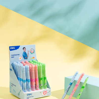 Bút Máy Nhựa Deli 0.5 mm - Phiên Bản Sơn Tùng M-TP Giới Hạn - Deli Q887 - Màu Xanh Lá