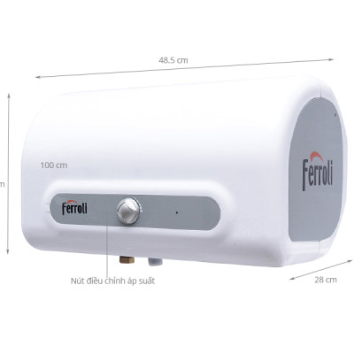 Máy nước nóng gián tiếp FERROLI QQ ME 15 lít (công suất 2500W) - Hàng chính hãng