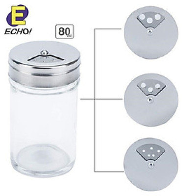 Hũ thủy tinh đựng gia vị Echo 80ml - Hàng Nhập Khẩu Nhật Bản