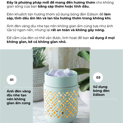 Đèn khuếch tán hương thơm Yankee Candle - Jasmine