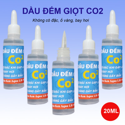 Dầu đếm giọt CO2 Mufan 20ML: Không đông, trong suốt, an toàn cho hồ thủy sinh