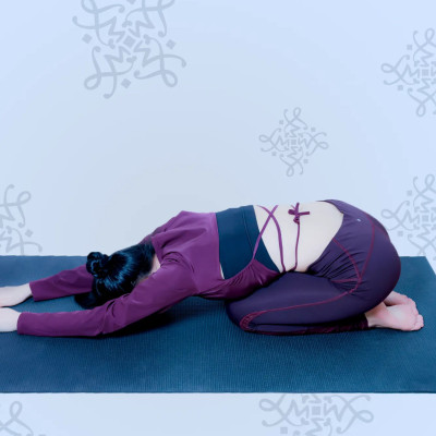 Quần dài thể thao phối lưới LMcation Venus - Màu tím