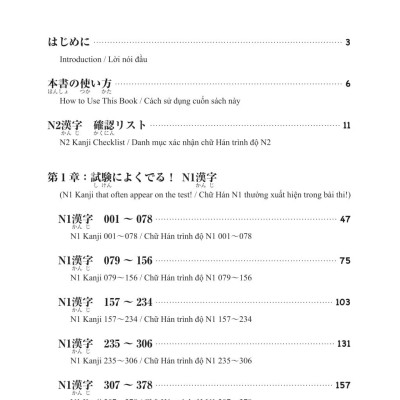 Sách - Kỳ Thi Năng Lực Nhật Ngữ - Sổ Tay Hán Tự N1 - 800