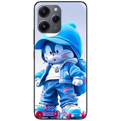 Ốp lưng Redmi 12 - Redmi note 12 4G - 12 Pro 4G - 12 Pro 5G  - Mèo Xanh Trượt PATIN - Hàng Chính Hãng