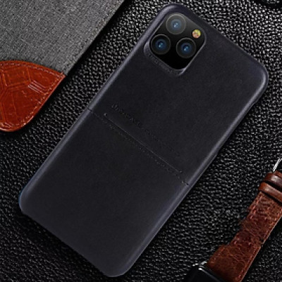 Ốp lưng da chống sốc cho iPhone 11 Pro Max hiệu G-Case trang bị ngăn đựng thẻ ATM, NameCard mặt siêu mềm mịn, chống sốc tốt, bảo vệ tuyệt đối - hàng nhập khẩu