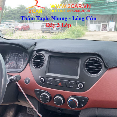 Thảm Taplo Nhung Xe Toyota Raize 2022, chống nóng tốt, chống trơn trượt, vừa khít theo xe
