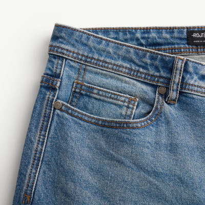 Quần jean nam màu Xanh Form Slim - RT 10S25DPA003 | ROUTINE CÀ MAU