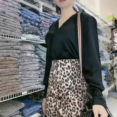 Set áo váy da beo sành điệu cá tính Myqlothing.