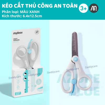Kéo Học Sinh An Toàn Cho Bé Mideer Craft Scissors, kéo thủ công cho bé