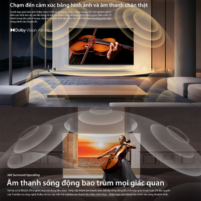 [SP Mới 2025] Smart Tivi Toshiba 55 inch QLED 55M450RP, Giao Hàng Toàn Quốc, Bảo Hành 24 Tháng, Hàng Chính Hãng