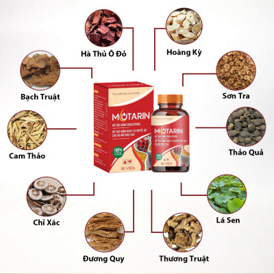 Thực Phẩm Bảo Vệ Sức Khỏe Motarin Ổn Định Chỉ Số Mỡ Máu