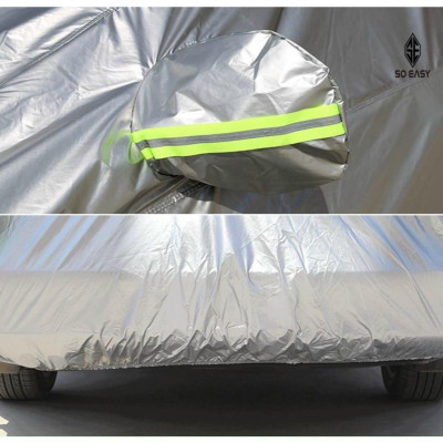 Bạt che nắng, chống nắng ô tô kích thước S, M, L, YM, YL 3 lớp có phản quang thông dụng