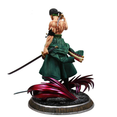 Mô Hình Zoro 2 Đầu 3 Kiếm Dáng Chiến Đấu 21cm Mô Hình One Piece Cao Cấp, Figure Mô Hình Anmie One Piece Luffy Vua Hải Tặ