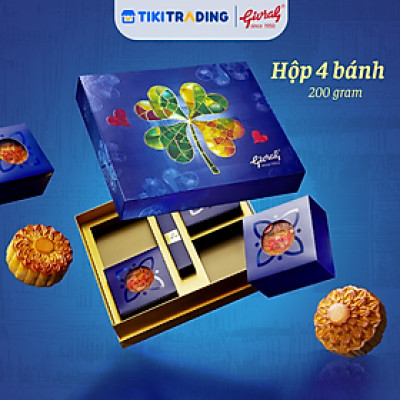 Hộp 4 Bánh Trung Thu Givral Sum Vầy 3(200gr)