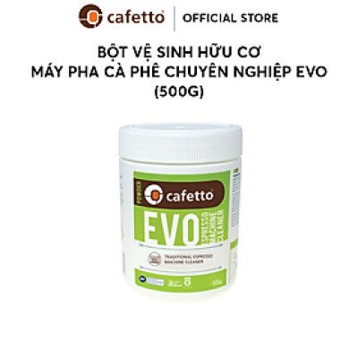 [Hàng chính hãng] Bột vệ sinh hữu cơ máy pha cà phê chuyên nghiệp Cafetto EVO (500g/ 1kg)