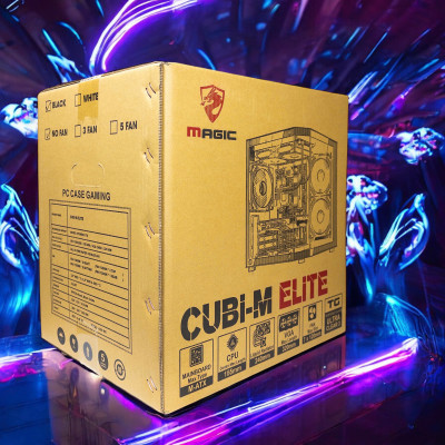 CASE MAGIC CUBI-M ELITE (M-ATX) - Hàng chính hãng