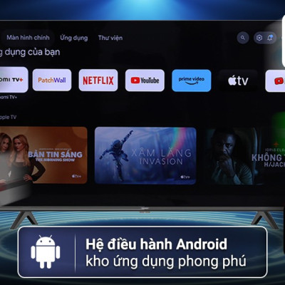 Android Tivi LED Hisense 43 inch A4N Trợ Lý Ảo Google Voice Control, Bảo Hành 2 Năm - Hàng Chính Hãng