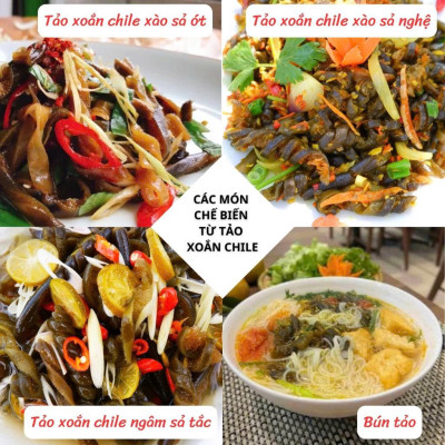 Tảo Xoắn Chile Gói 100g và 200g - Thực Phẩm Bổ Sung Dinh Dưỡng Cho Cả Gia Đình, Người Ăn Chay, Ăn Kiêng, Giảm Cân, Thực Dưỡng, Eat Clean, Healthy