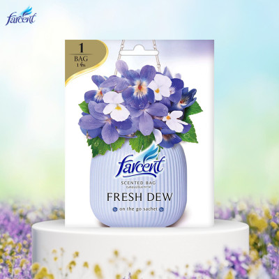 THÙNG 72 Túi thơm tủ quần áo khử mùi, chống ẩm Farcent (Hương Ban Mai/Hoa Hồng /Hoa Oải Hương) 10g