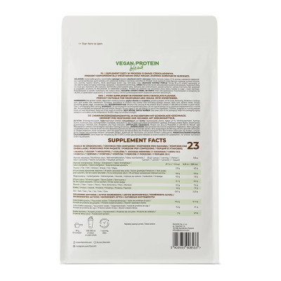 Ostrovit Vegan Protein 700g Chính hãng – Protein thuần chay, thuần thực vật, No Sugar, không gây đầy bụng, phù hợp mọi đối tượng