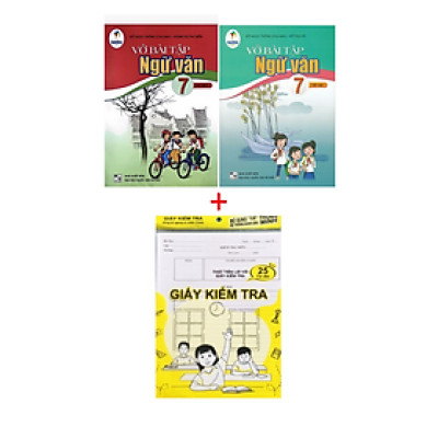 Sách - Combo Vở bài tập Ngữ văn 7 tập 1 + 2 (Cánh diều)