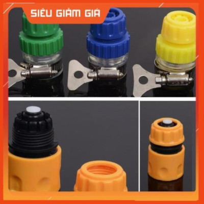 Bộ dây vòi xịt nước rửa xe, tưới cây . tăng áp 3 lần, loại 7m, 10m 206587 cút sập,nối vàng + tặng mở chai 