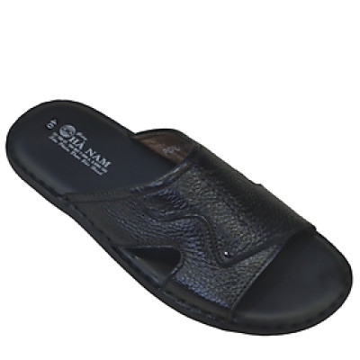 Dép Nam Quai Ngang HÀ NAM Da Bò Thật Cao Cấp DNA2122