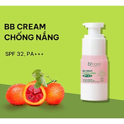 Kem phấn tươi BB chống nắng Bimore che phủ tốt bền màu_15ml