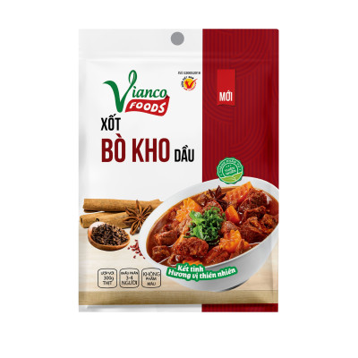 Combo 3 gói Xốt Gia Vị Bò Kho Dầu Việt Ấn 25gr (25gr/gói)
