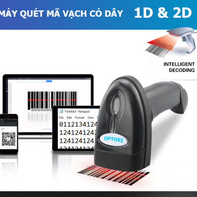 Máy quét mã vạch không dây – Máy đọc mã vạch không dây- Optori C41 ( Hàng chính hãng)
