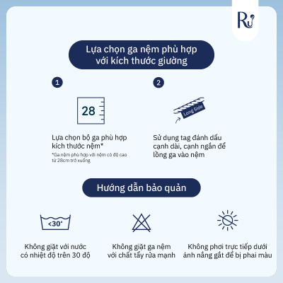 Ga Trải Giường Lẻ Tencel Cao Cấp Ru9 - Chất Liệu 100% Tự Nhiên | Bao Gồm 6 Kích Thước | Nhiều Màu Sắc