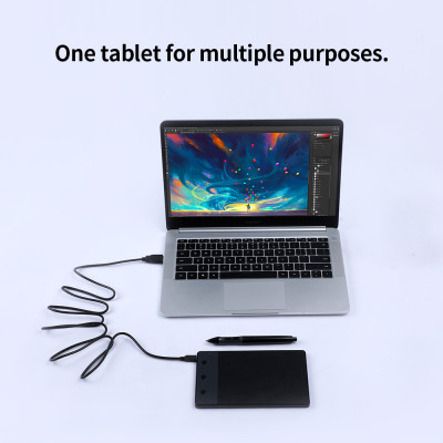 Máy tính bảng vẽ đồ họa chuyên nghiệp Huion H420 với 3 phím tắt 2048 mức Độ nhạy áp lực Bút 4000LPI