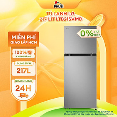Tủ lạnh LG 217 lít LTB21SVMD [Giao lắp miễn phí HCM] Hàng Chính Hãng, Mới 100%
