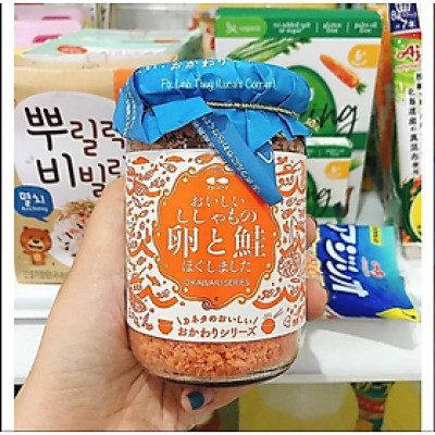 Combo 2 ruốc cá hồi trộn trứng cá tuyết hàng nội địa Nhật Bản 120gr cho bé ăn dặm và cả gia đình